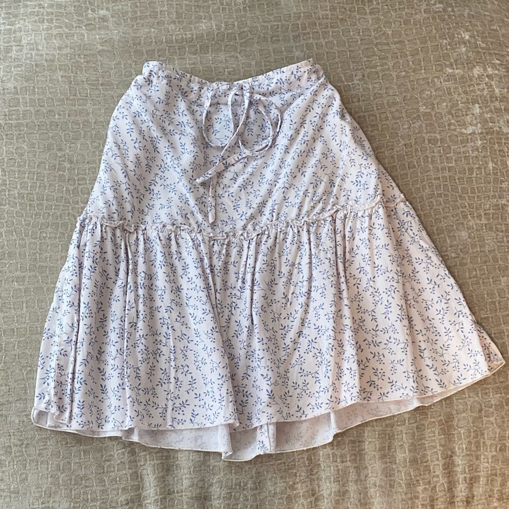 Brandy Melville Floral Skirt